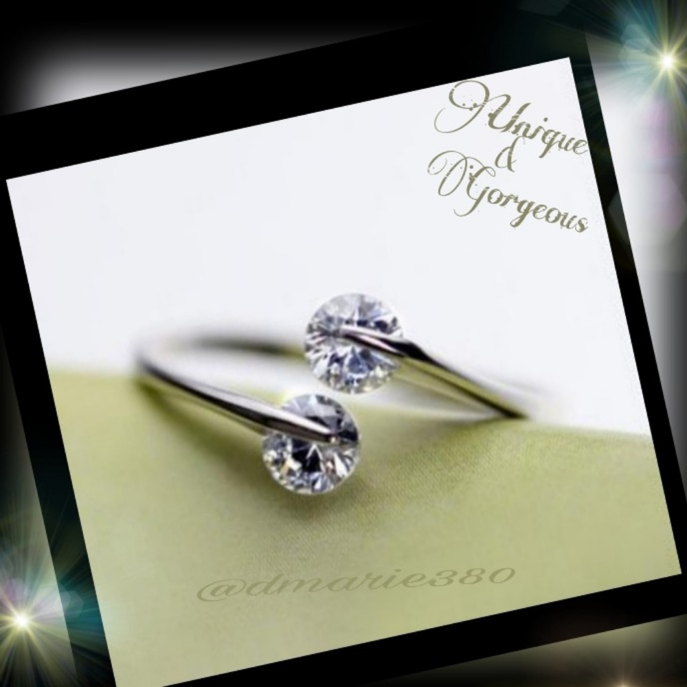 Elegant Opening 925 Sterling Sliver Ring